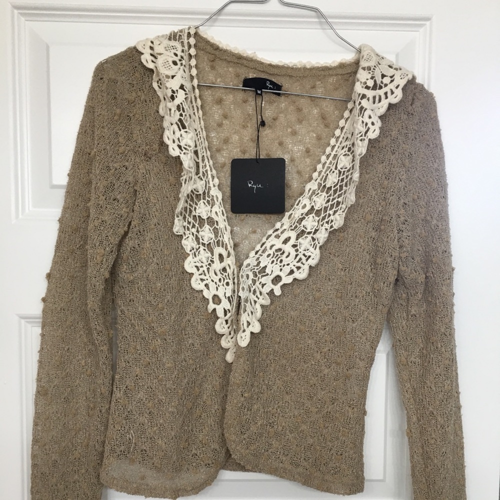 NWT RYU cardigan sweater